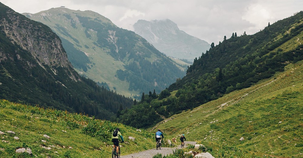 Mountainbiken am Arlberg ist vielseitig