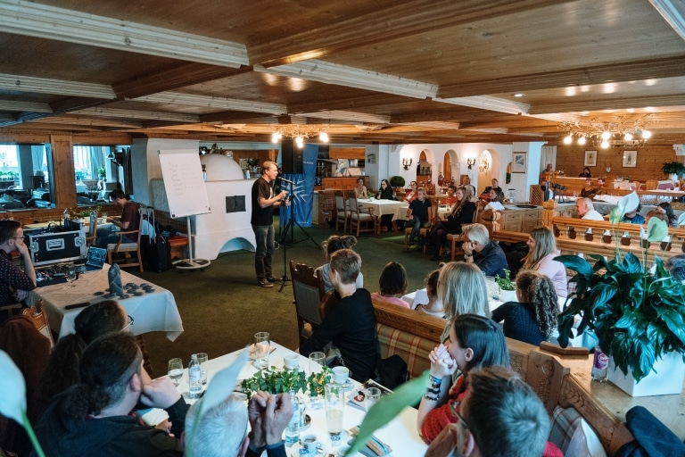 Slam am Berg 2019 in Oberlech am Arlberg ist eine der beliebtesten Poetry Slam Veranstaltungen