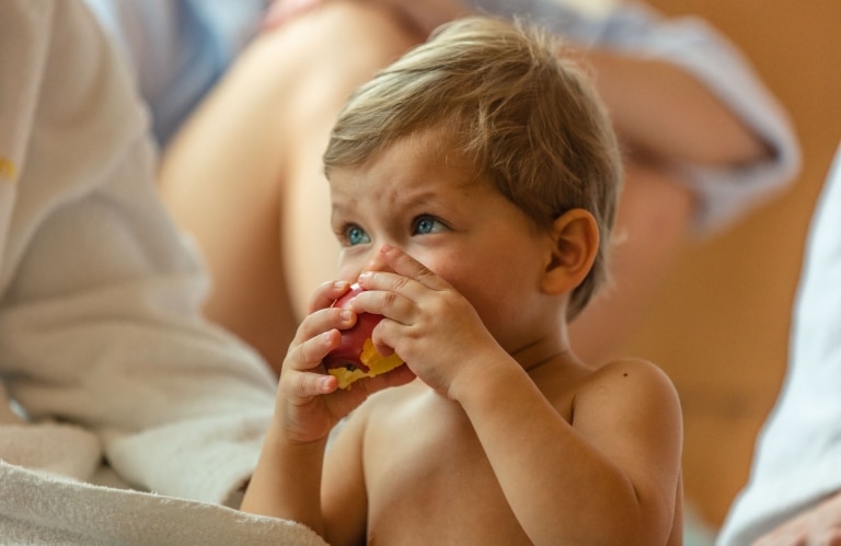 Im familienfreundlichen Hotel Sonnenburg in Lech sind Kinder ausdrücklich erwünscht