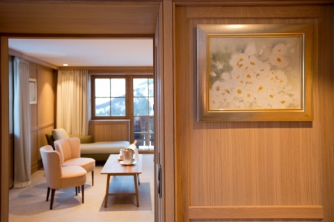 Bild Daisy Hoch Bild der Schneemalerin Daisy Hoch in einer Platin Suite