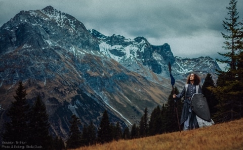 Yaisarion Tirithion LARP-Charakter Yaisarion Tirithion während der Oberlecher Tolkien-Tage © Stella Duck