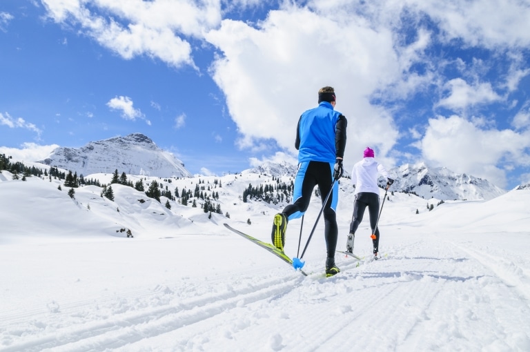 Langlaufen in Lech ist dank der zahlriechen Loipen vielseitig