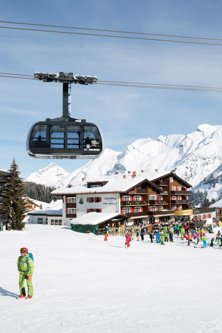 Das Sonnenburg Hotel Lech direkt an der Piste