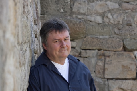 Autor Jürgen Seibold Lesung in der Sonnenburg - Jürgen Seibold mit Sherlock ist ausgeflogen